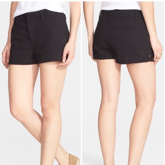 Free People Cotton Eyelet High Rise Shorts - Picture 6 of 6